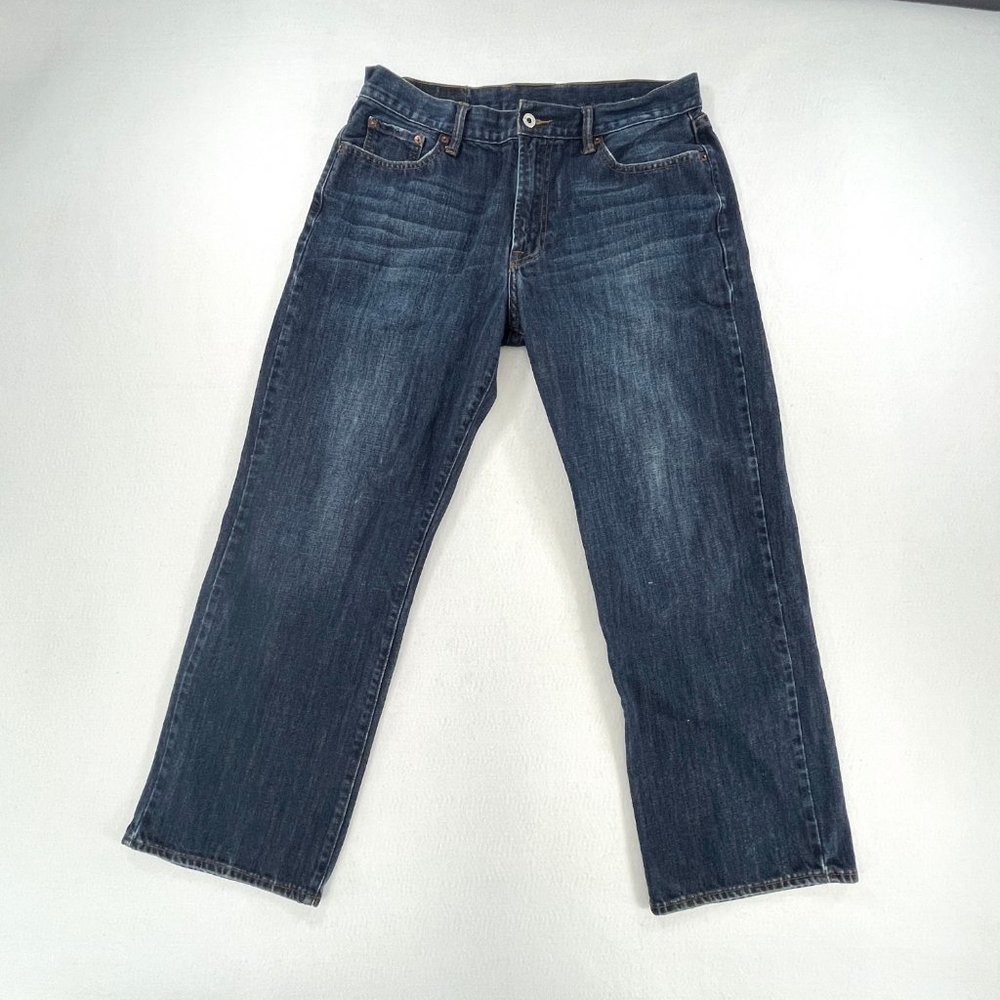 SOLD LUCKY BRAND Mens 33x28 181 Relaxed Straight Leg Jeans Size 34 28" Inseam - Picture 3 of 16